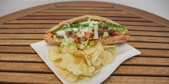 Doner Kebab Simit Sandwich