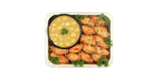 Chicken Wings & Curry Fish Balls