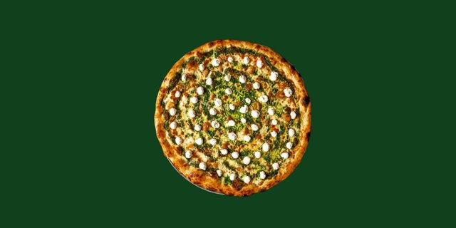 Creamed Spinach Pizza