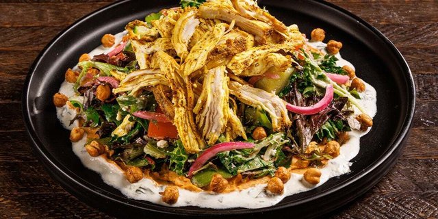 A La Carte Salad Add-On Chicken Shawarma Salad
