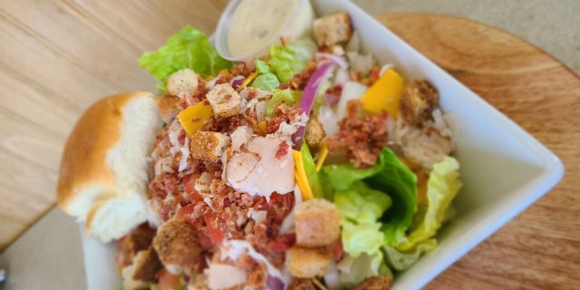 Turkey Club Salad