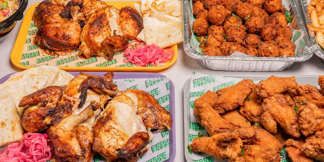 Rotisserie Chicken & Wings for 10
