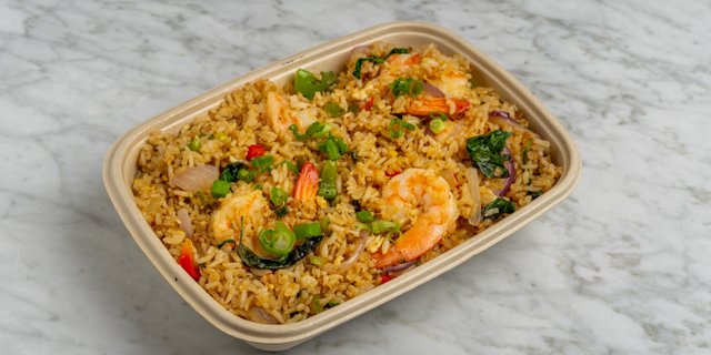 Shrimp Spicy Basil Fried Rice