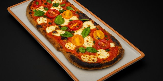 Basil Pesto Margherita Flatbread