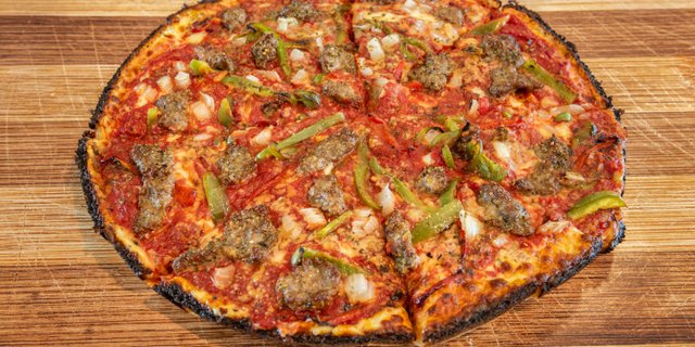 Pan Meat Sweats Pizza