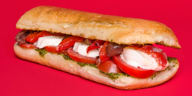 The Shop's Caprese Sandwich