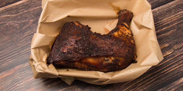 Smoked Chicken Quarter Plate