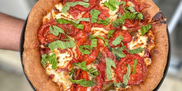 Cyprus Deep-Dish Pizza