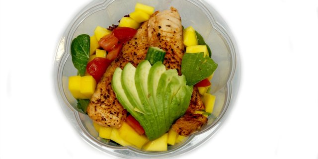 Mango Salmon Salad