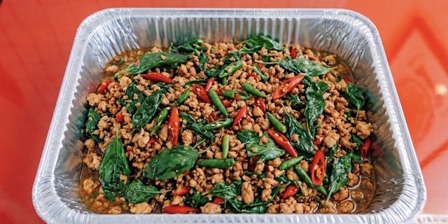 Holy Basil Pork Stir Fry