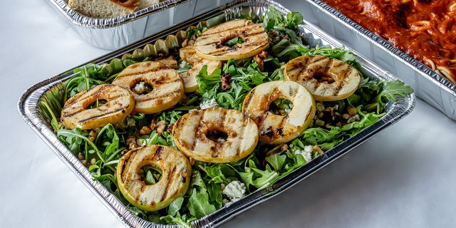Arugula & Flame-Grilled Apple Salad