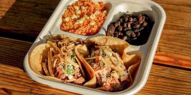Beef Barbacoa Tacos Combo