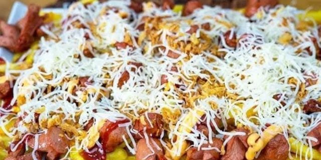 Papas Fritas W/ Melted Cheese