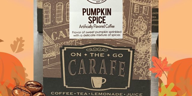 Pumpkin Spiced Coffee Carafe