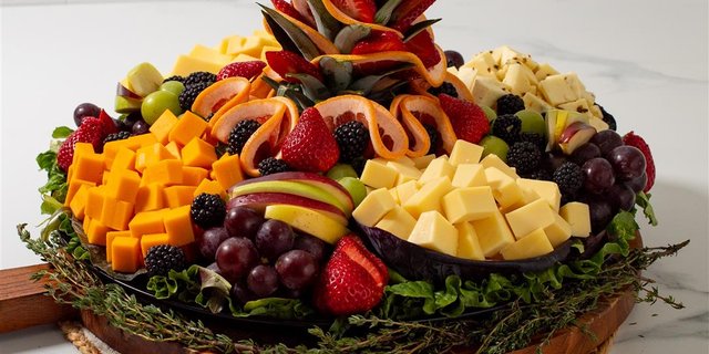 Traditional Cheese Display