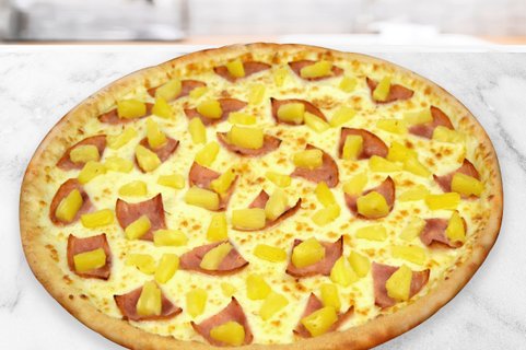 Hawaiian Thin Crust Pizza