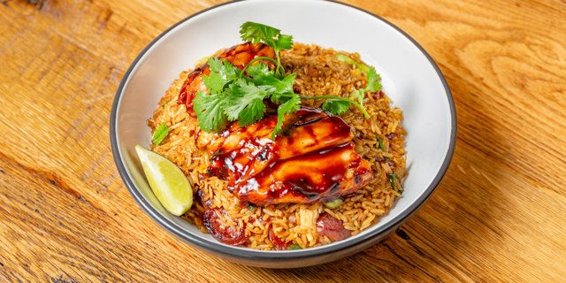BBQ Chicken Fried Rice