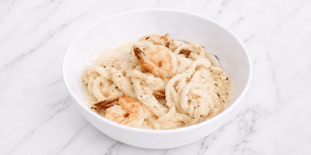 Garlic Shrimp Udon