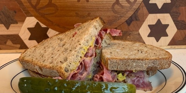 Hot Corned Beef Sandwich