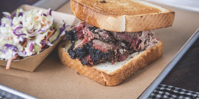 Chopped Brisket Sandwich