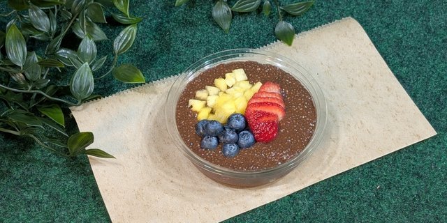 Cacao-Chia Pudding