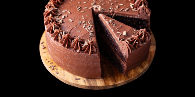 6" Chocolate Buttercream Cake