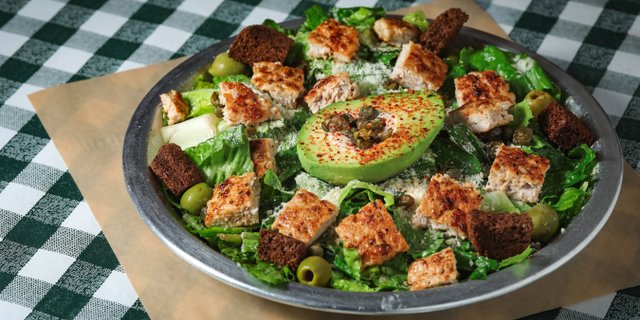 Avocado Caesar Salad