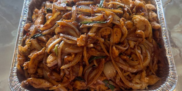 Mongolian Chicken Tray