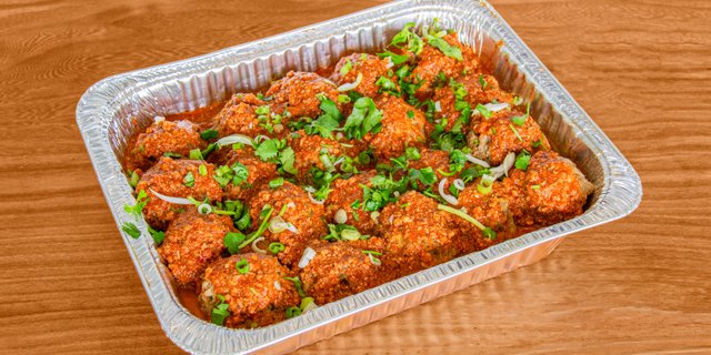 Vietnamese Meatballs Rice Plate