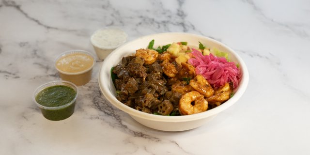 Chili Shrimp Salad Bowl