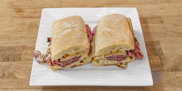 Hot Pastrami Sandwich
