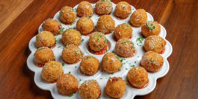 Mushroom Parmesan Arancini
