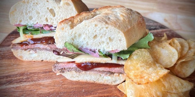BBQ Beef Tri Tip Sandwich Boxed Lunch
