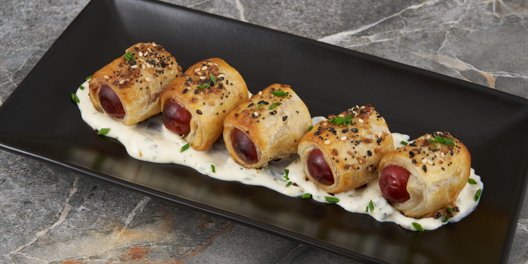 Wagyu 'Pigs in a Blanket'