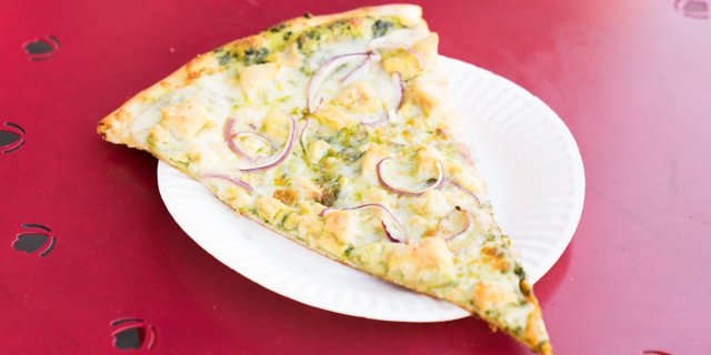 Gluten-Free Chicken Pesto Pizza