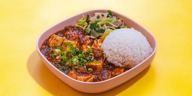 Mapo Tofu w/ Pork Rice Plate
