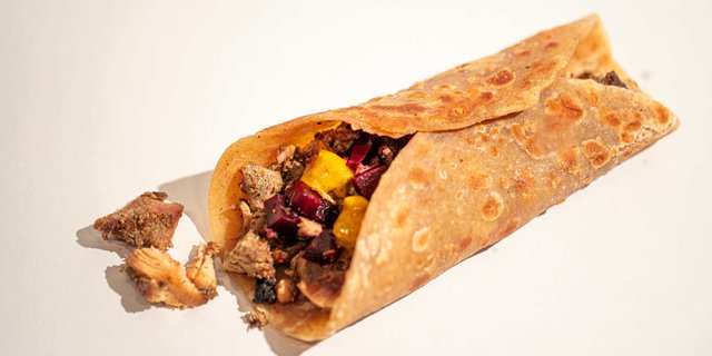 Malai Chicken Kathi Roll