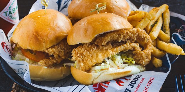Fried Fish Sliders