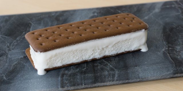 Giant Vanilla Ice Cream Sandwich