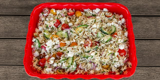 Orzo Feta Salad Tray