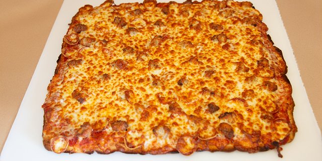 Sicilian Square Cheese Pizza