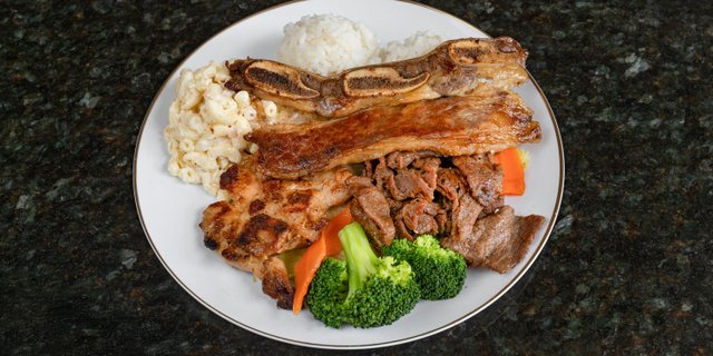 Aloha BBQ Mix Plate