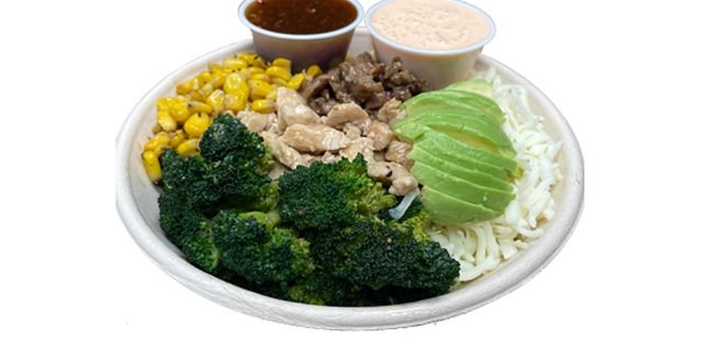 Half Chicken & Steak Bowl