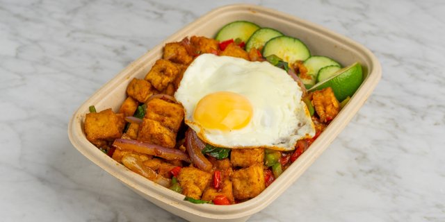 Vegetarian Pad Kra Pow Rice