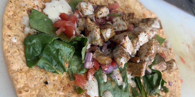 Southwest Chicken Caesar Wrap