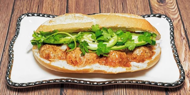 Meatball Banh Mi