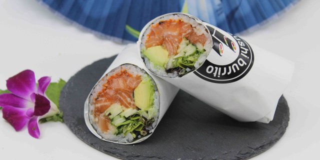 Dancing Salmon Burrito