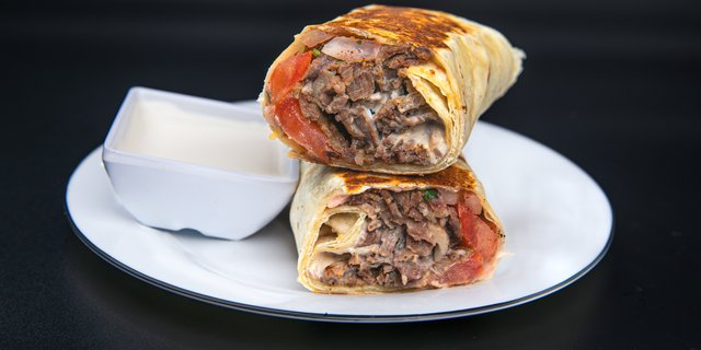 Beef Shawarma Wrap