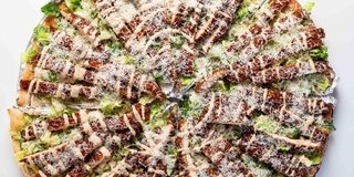 Chicken Cutlet Caesar Salad Pizza Pie