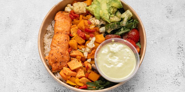 Salmon Rice Bowl
